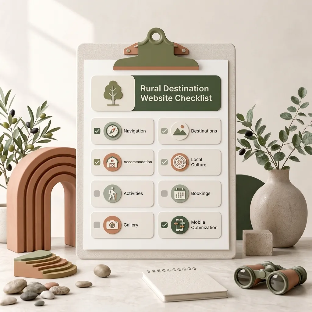 Checklist para websites de turismo rural